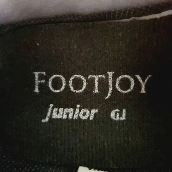 Footjoy Junior Golf Shoe Style 45087 Black / White Size 4 New with tags - Picture 10 of 10